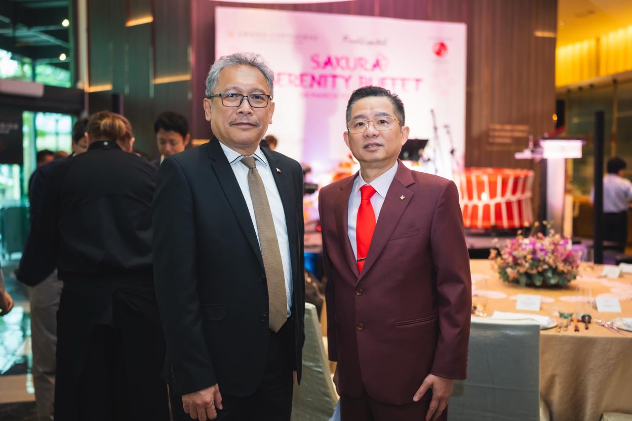 His Excellency Medardo G. Macaraig from the Embassy of the Republic of the Philippines joined General Manager Andrew Tan at the launch, one of many embassy ambassadors who attended the evening.