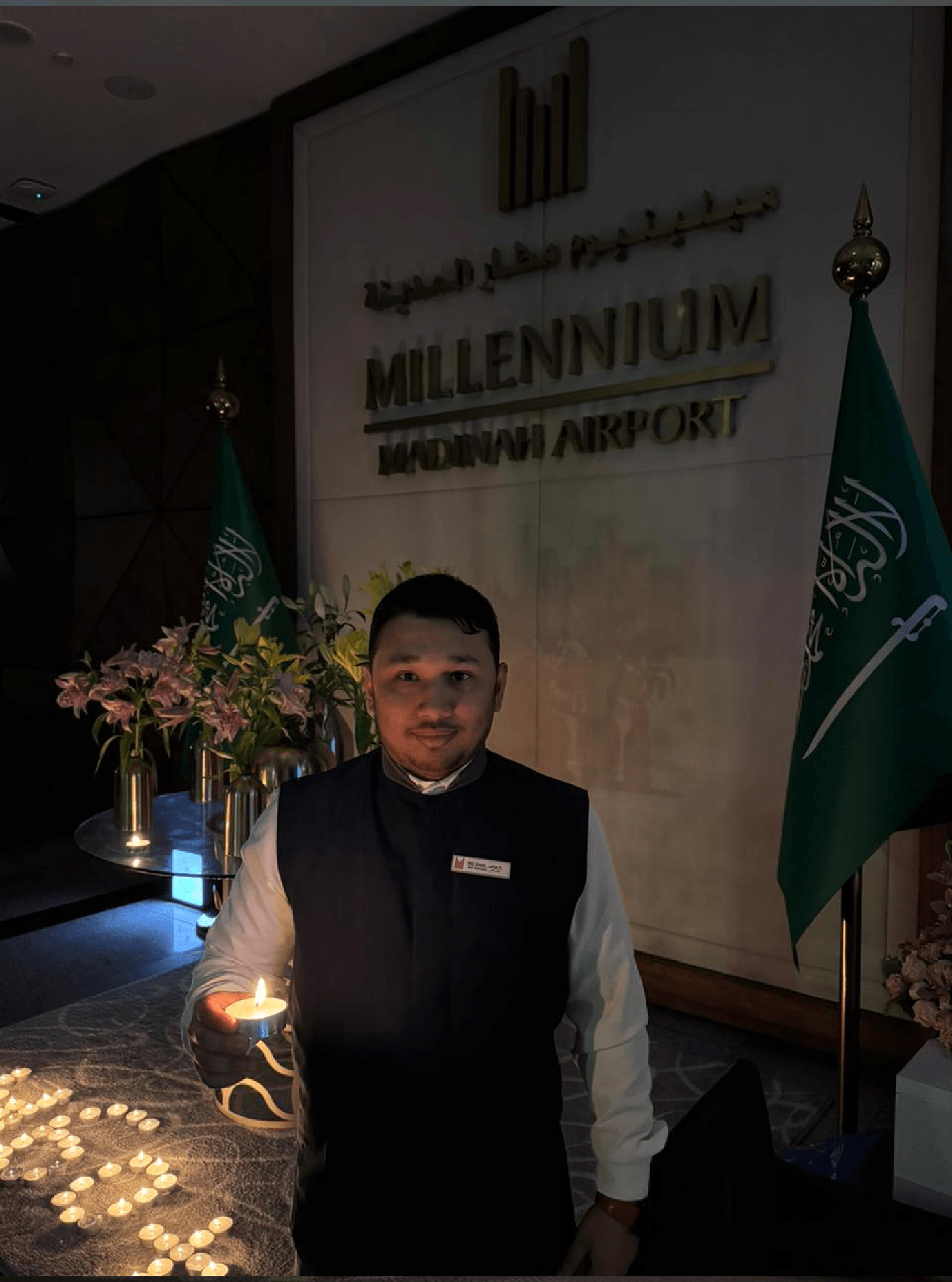 Millennium Madinah Airport dims its lights for Earth Hour on 28 March 2026.