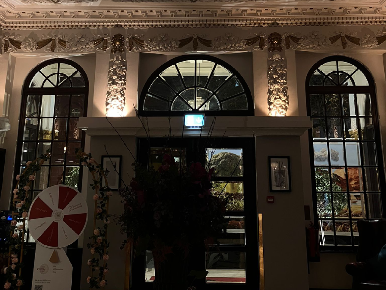 The Bailey's Hotel London Kensington marks Earth Hour by switching off lights.