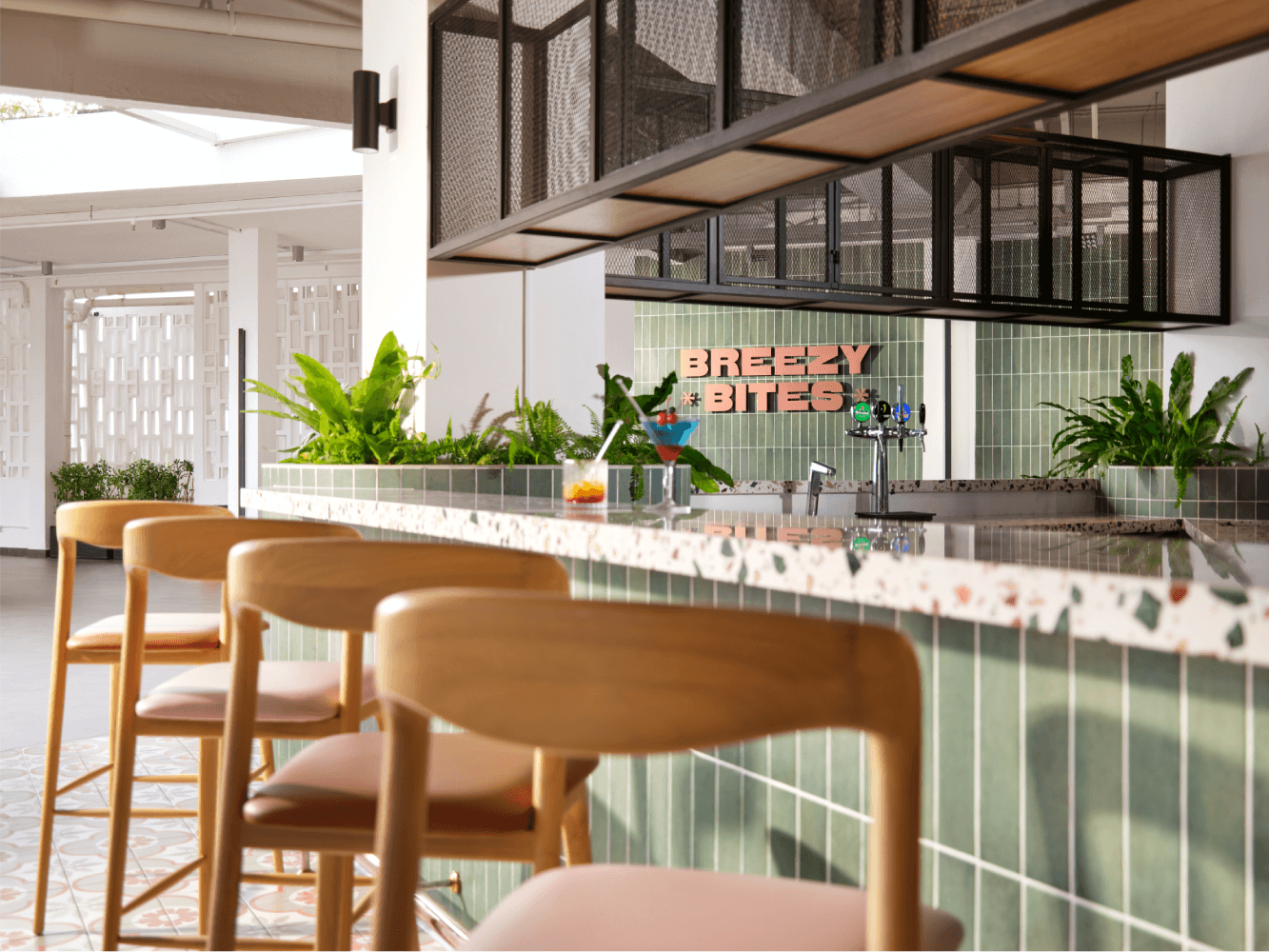 Food and beverage spaces at M Social Resort Penang, where sustainability extends into every corner.