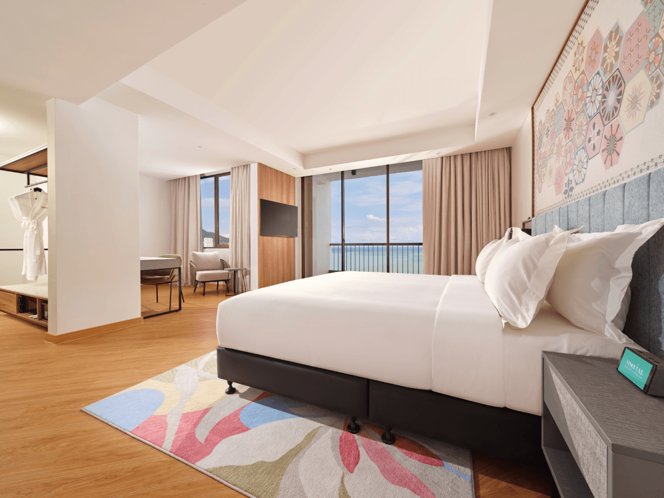 A Social Executive King room at M Social Resort Penang, where comfort and sustainability meet.