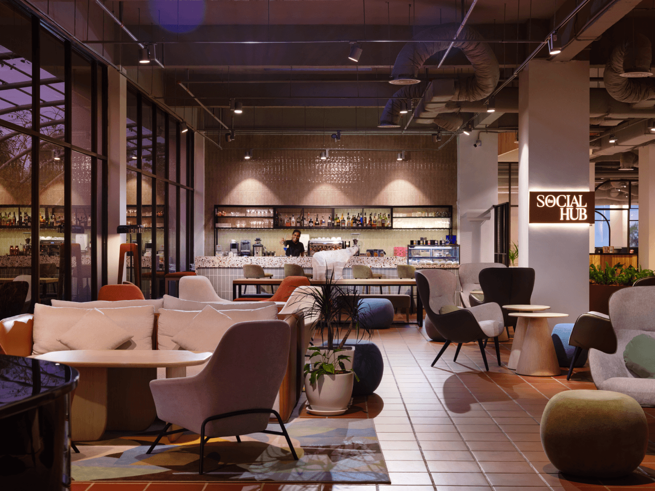 The Social Hub at M Social Resort Penang, where the brand's social ethos comes to life daily.