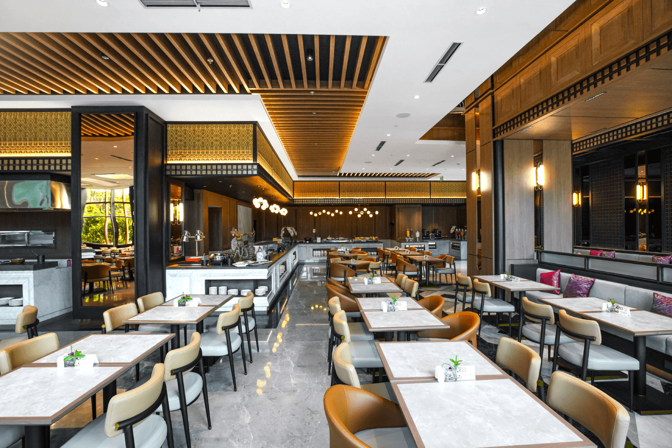 The newly revamped interior of Cafe Sirih.