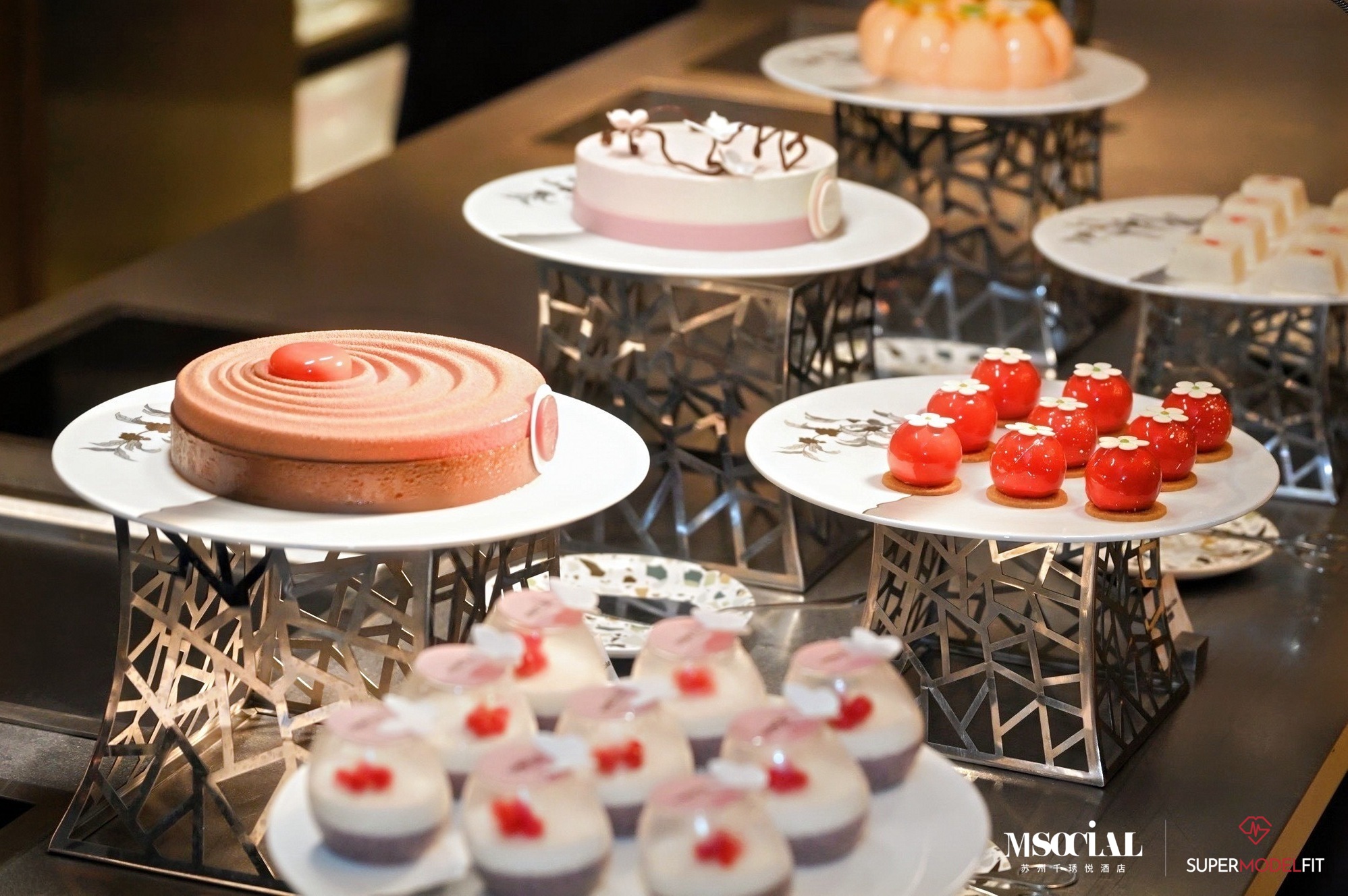 Desserts on display at the Revive & Glow Dinner Feast.