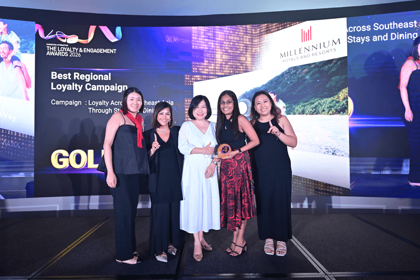 Gold for Loyalty Across Southeast Asia Through Stays and Dining in Best Regional Loyalty Campaign.