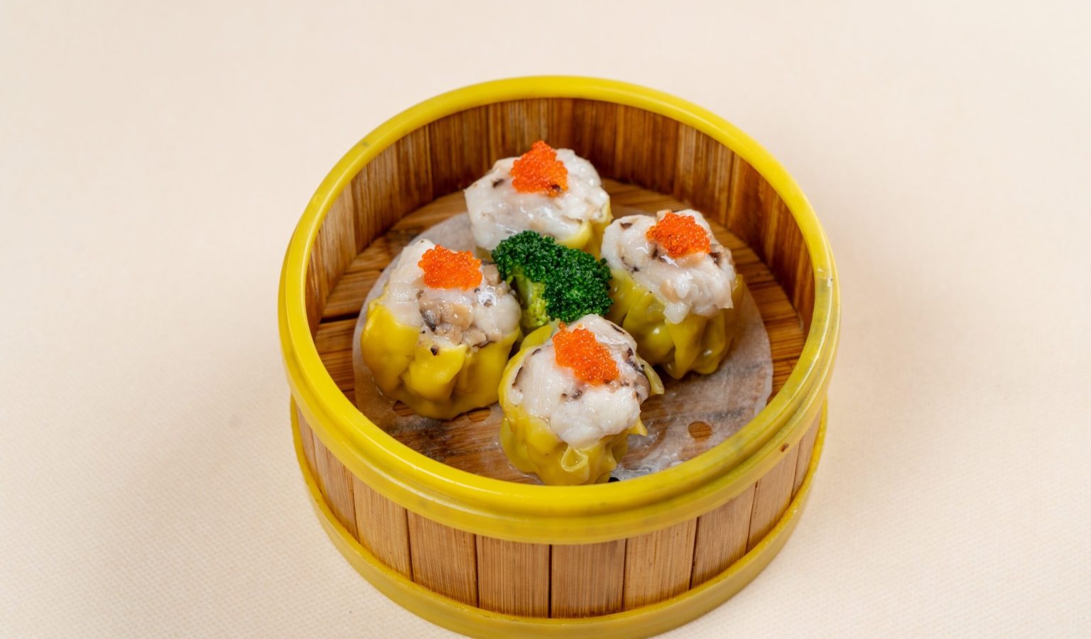 Siu mai freshly steamed to order at Spectrum Chinese Restaurant, Grand Millennium Shanghai HongQiao.