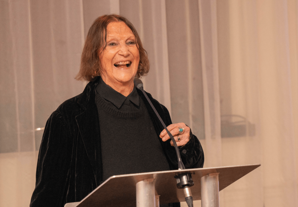 Julia Baird, sister of the late John Lennon, at the Hard Days Night Hotel Liverpool book launch.