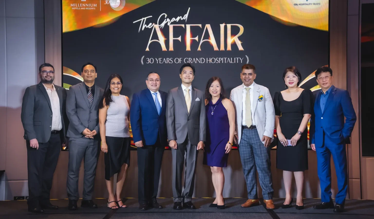 Millennium Hotels and Resorts leadership and team members gather to commemorate 30 years of hospitality excellence