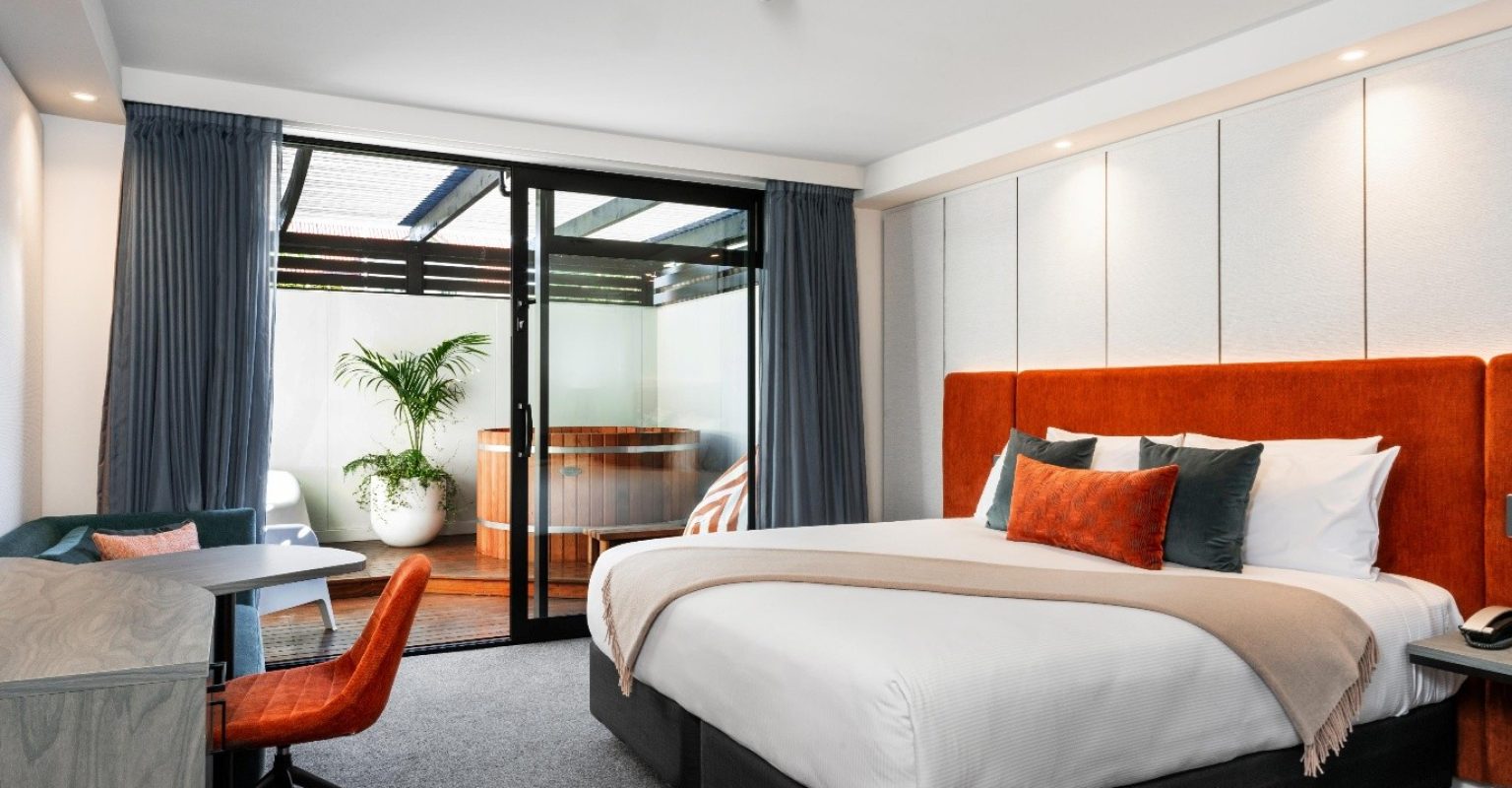 Deluxe King Rooms feature updated decor and amenities as part of the comprehensive two-year upgrade programme across all 228 rooms.