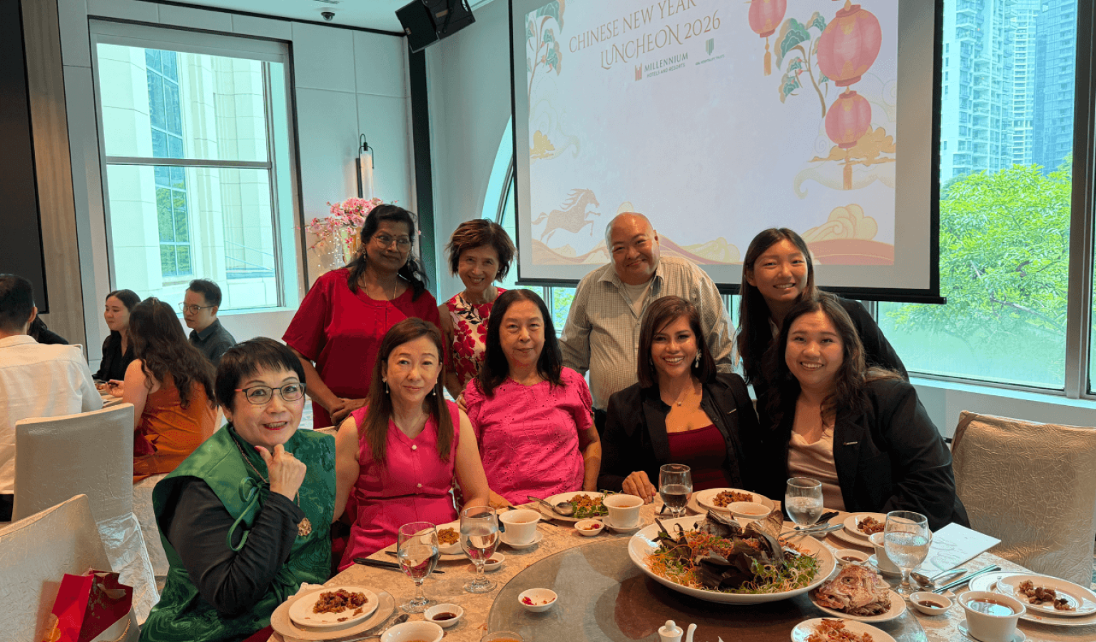 Colleagues from across Millennium Hotels and Resorts came together to celebrate the Lunar New Year.
