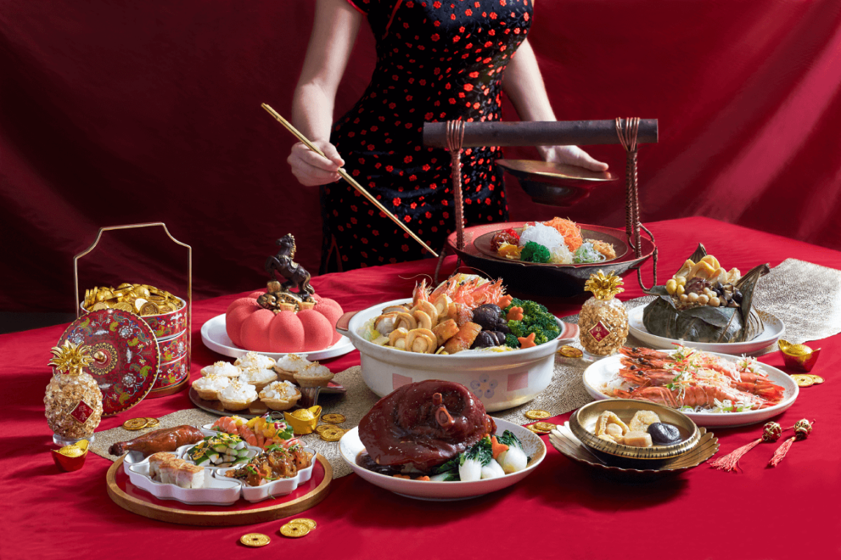 The Orchard Cafe's Feast of Prosperity: a lavish buffet celebrating abundance and culinary artistry