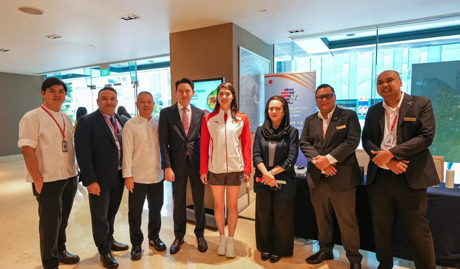 M Hotel Singapore City Centre served as an official partner hotel for the World Aquatics Championships 2025