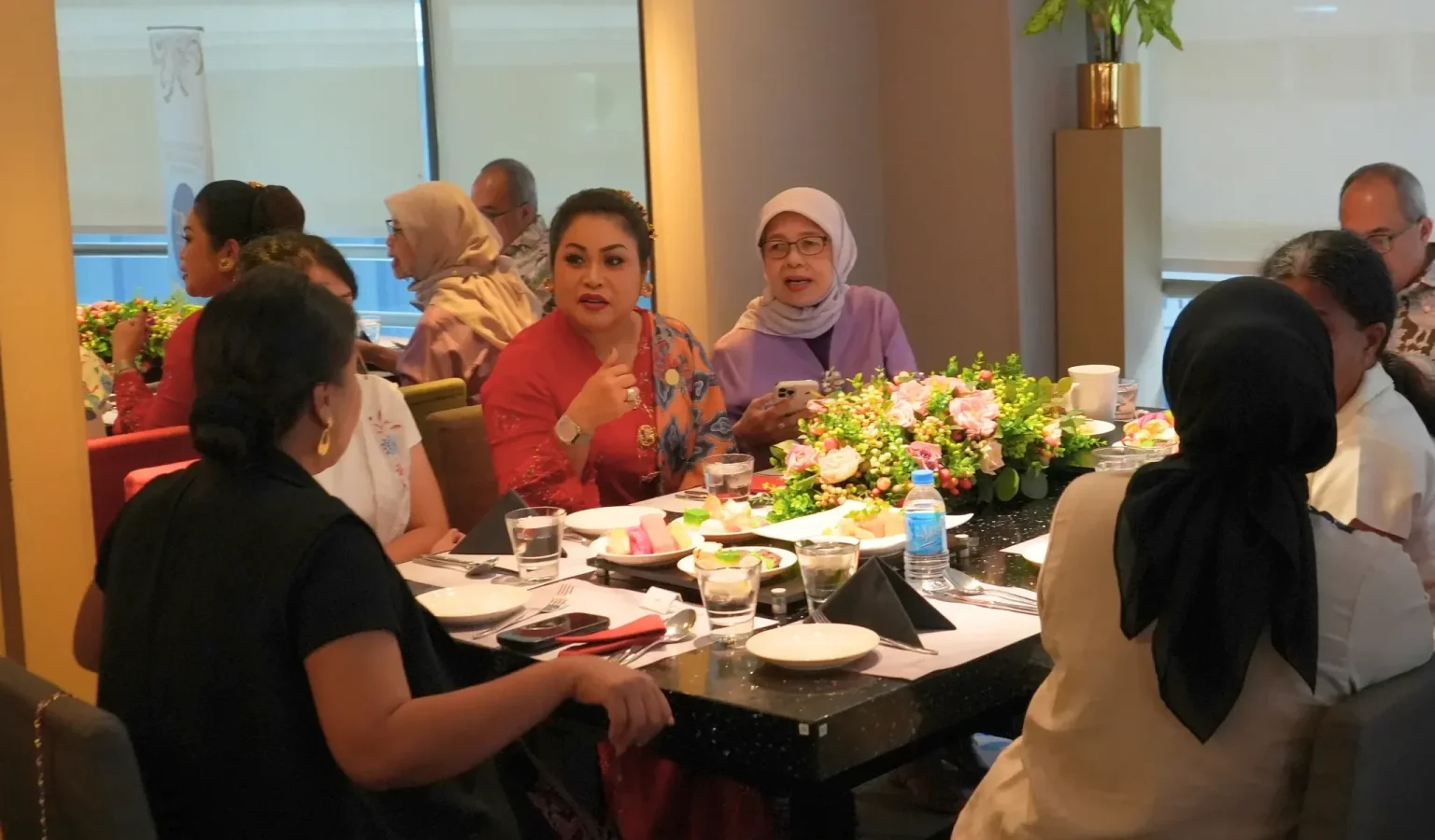 The Buffet Restaurant welcomed the Ambassador of Indonesia for a special Peranakan lunch
